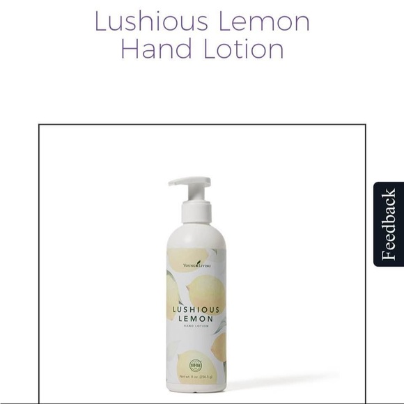 NEW Luscious Lemon Lotion Young Living - Picture 3 of 8